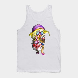 kawaii girl beach bum Tank Top